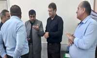 بازدید سر زده فرماندارتنگستان از بانک ملی شعبه اهرم 